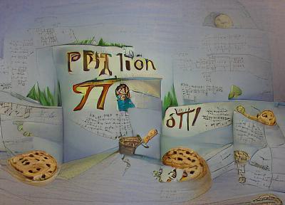 math pi storybook illustration